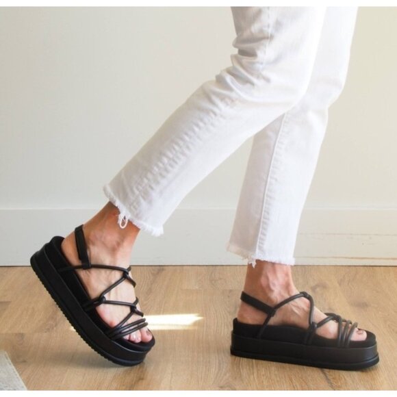 ROAM Linky Platform, Black Rommie sandal Women's Size 40 EU/US 10 - Picture 13 of 16